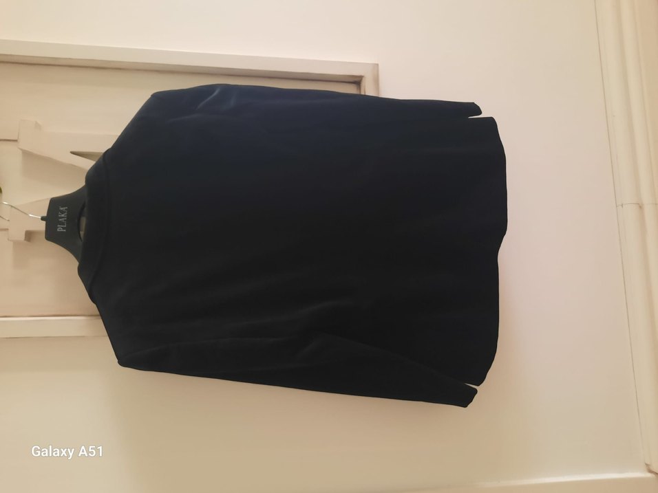 Next Siyah Kadife Street Wear Rozet - Görsel 2