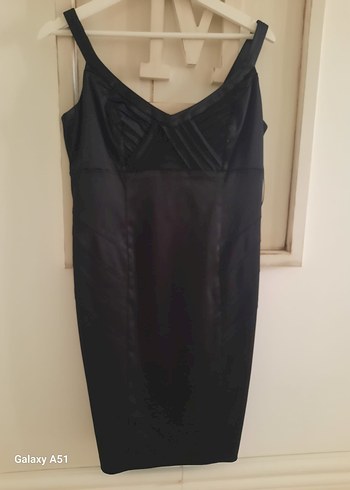 Siyah V Yaka Kadın elbise- Next - Görsel 2