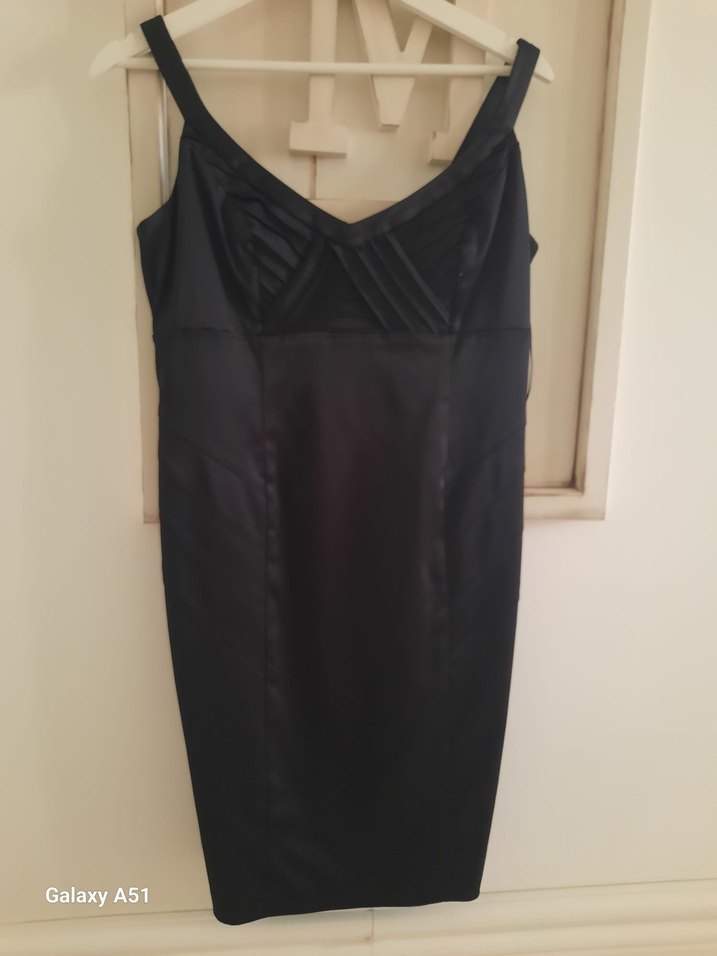 Siyah V Yaka Kadın elbise- Next - Görsel 2