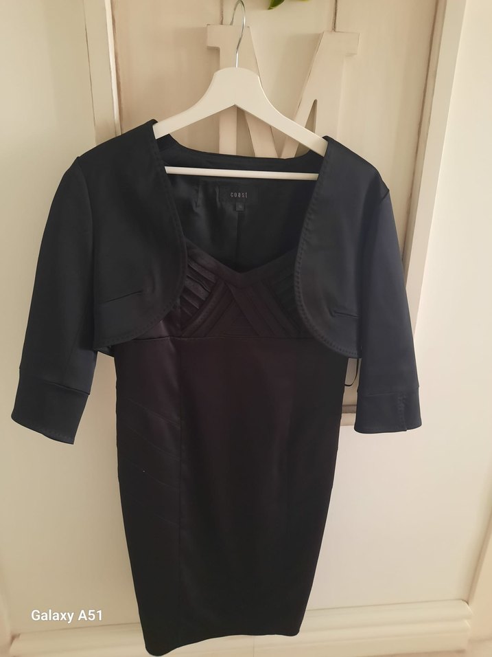 Siyah V Yaka Kadın elbise- Next - Görsel 4