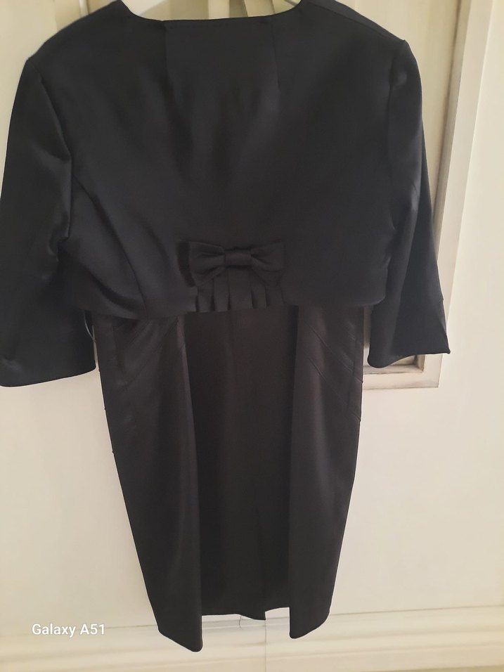 Siyah V Yaka Kadın elbise- Next - Görsel 3