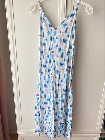 LCW batik desen midi elbise