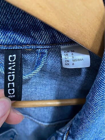 H&M H&M oversıze kot ceket