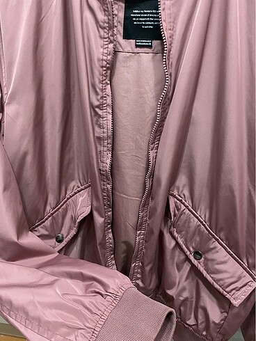 Pull and Bear Pull&Bear pembe bomber ceket