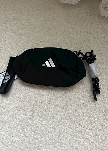 Siyah Adidas Bantlı Erkek Spor Çantası - Görsel 3