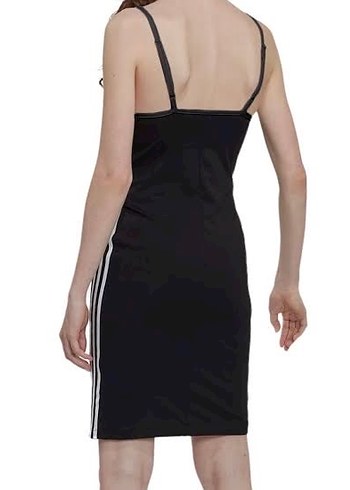 Siyah Bağcıklı Gotik Midi Elbise - Görsel 3