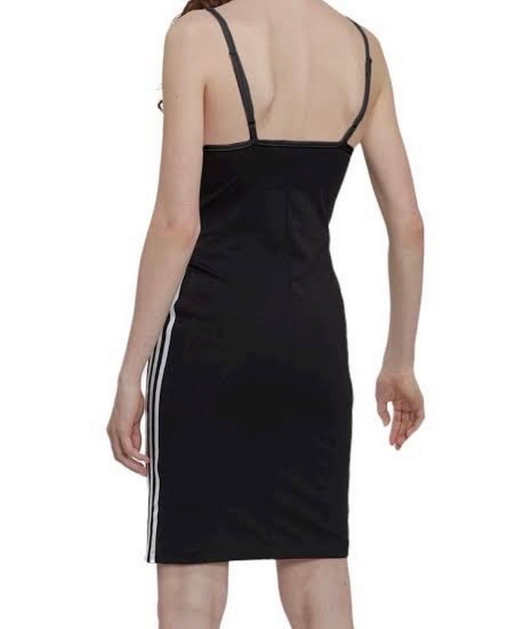 Siyah Bağcıklı Gotik Midi Elbise - Görsel 3