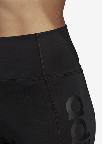 adidas Siyah Baskılı Kadın Spor Taytı - Görsel 3