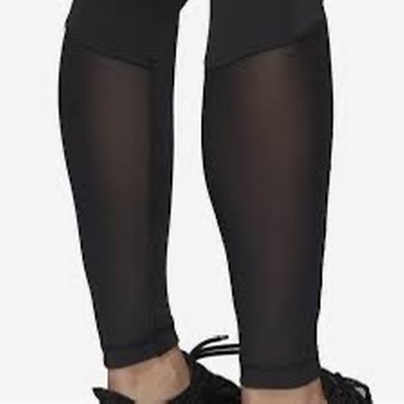 adidas Siyah Baskılı Kadın Spor Taytı - Görsel 4