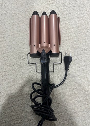 Bej Pastel Üçlü Saç Maşası aprilla - Görsel 5