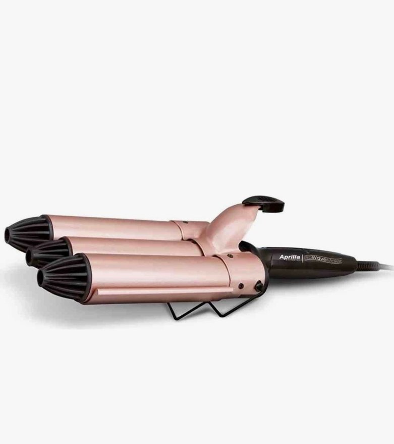 Bej Pastel Üçlü Saç Maşası aprilla - Görsel 2