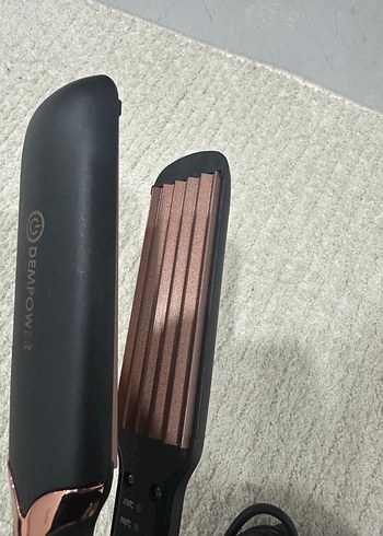 DEMPOWER Siyah Saç Düzleştirici 30s Hızlı Isınır - Görsel 4