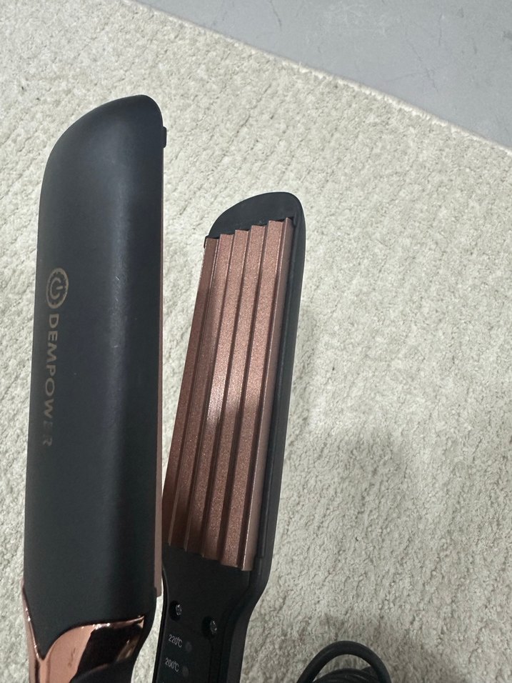 DEMPOWER Siyah Saç Düzleştirici 30s Hızlı Isınır - Görsel 4