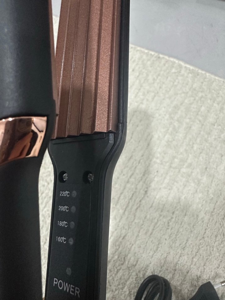 DEMPOWER Siyah Saç Düzleştirici 30s Hızlı Isınır - Görsel 3