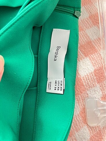 xs Beden yeşil Renk Zara şort etek