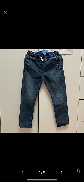 H&M 8-9 şikralı kot pantolon