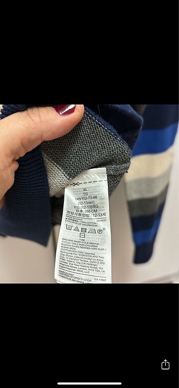 12-13 Yaş Beden çeşitli Renk Orijinal GAP