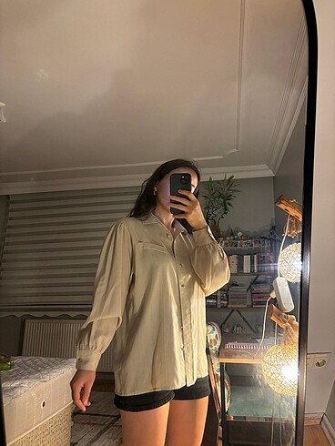38 Beden camel Renk Gömlek