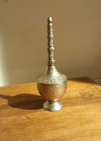 Gümüş Renkli Gülebdan /Dekoratif Vazo
