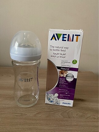 AVENT KUTULU HİÇ KULLANILMAMIŞ CAM BİBERON