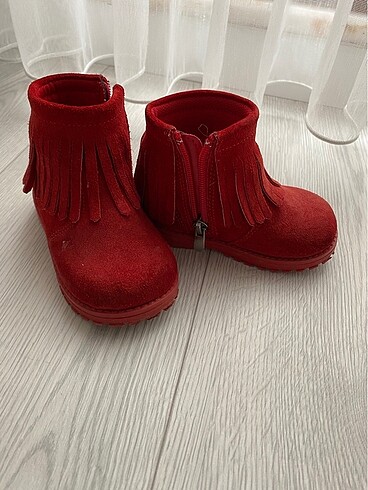 22 Beden bordo Renk KIZ BEBEK BOTU
