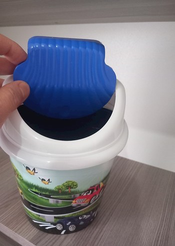 Çocuklar için Renkli Mavi Oyuncak Kutusu - Görsel 3