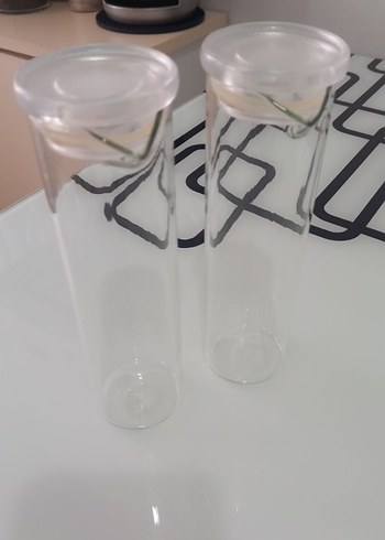 2 adet Şeffaf Uzun yağ ve sirkelik ürün candır. - Görsel 3