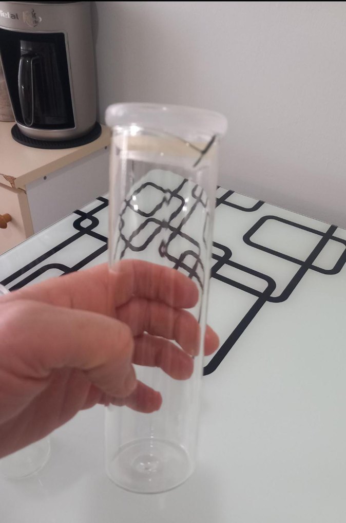 2 adet Şeffaf Uzun yağ ve sirkelik ürün candır. - Görsel 2