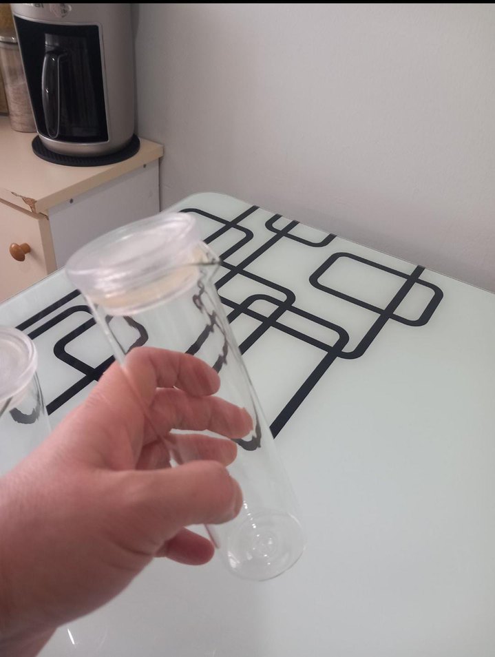 2 adet Şeffaf Uzun yağ ve sirkelik ürün candır. - Görsel 5