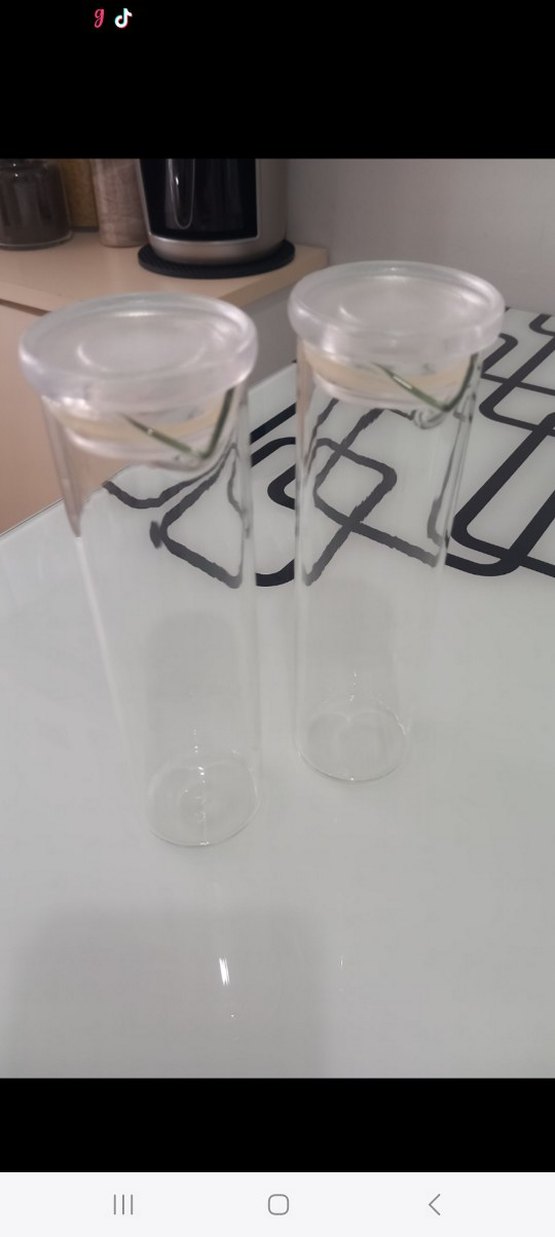 2 adet Şeffaf Uzun yağ ve sirkelik ürün candır. - Görsel 3
