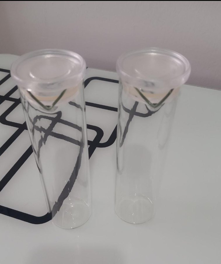 2 adet Şeffaf Uzun yağ ve sirkelik ürün candır. - Görsel 4