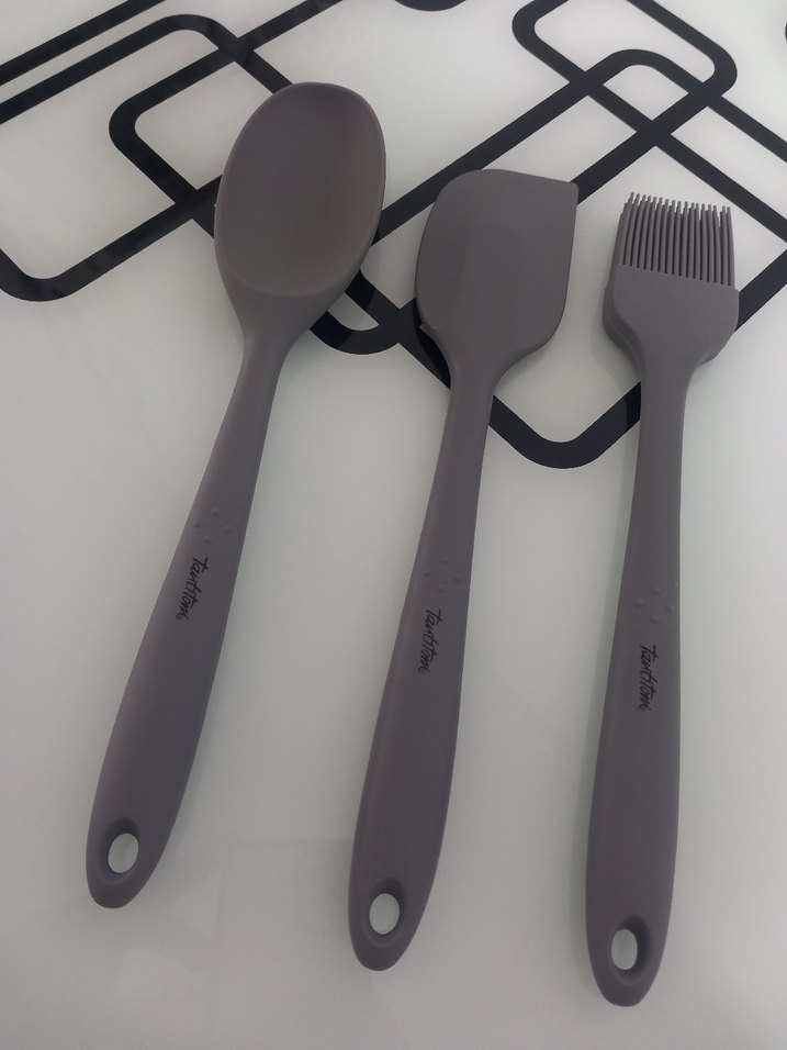 Gri tantitoni marka silikon Mutfak Araçları Seti - Görsel 2