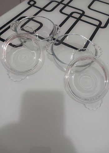 Cam Kapaklı Yuvarlak Fırın Kabı Seti - Görsel 2