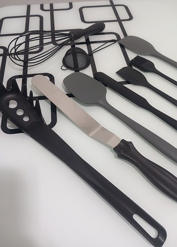 Siyah Gri silikon Mutfak Gereçleri Seti
Adet Fiyatıdır bilginize - Görsel 3