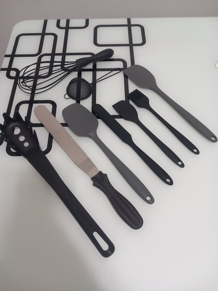 Siyah Gri silikon Mutfak Gereçleri Seti
Adet Fiyatıdır bilginize - Görsel 4