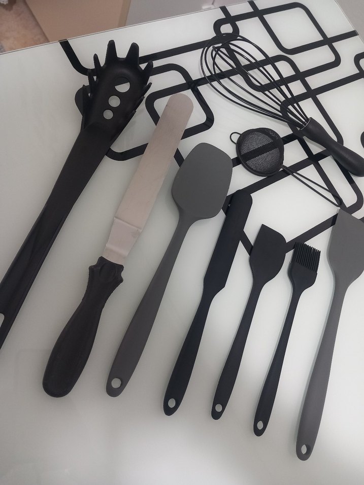 Siyah Gri silikon Mutfak Gereçleri Seti
Adet Fiyatıdır bilginize - Görsel 2