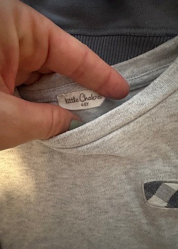 Zara ZARA CHAKRA 3 TANE 4 YAŞ GRİ SWEATSHİRT