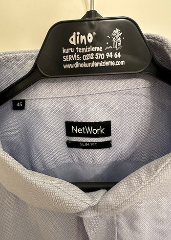 Network NETWORK 45 BEDEN SLİM FİT MAGİ GÖMLEK