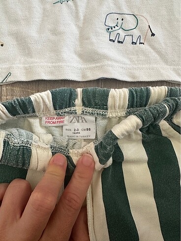 Zara ZARA 2-3 YAŞ ZARA ŞORT POLO YAKA TSHİRT
