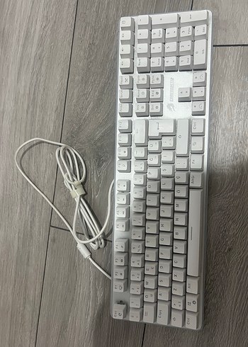 Beyaz Kablolu Klavye
