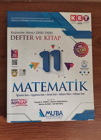 11.sınıf muba yayınları matematik test kitabı 