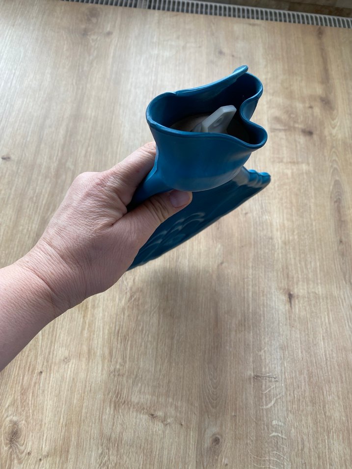 Mavi Silikon Sıcak Su Torbası - Görsel 4