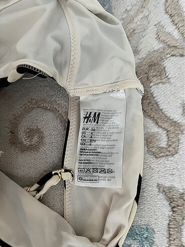 s Beden ten rengi Renk H&M desenli bikini