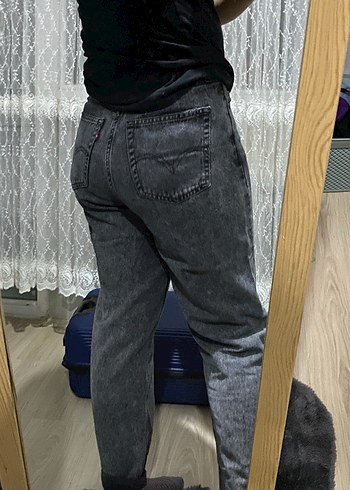 Levis Gri Levis yüksel bel kadın pantolon