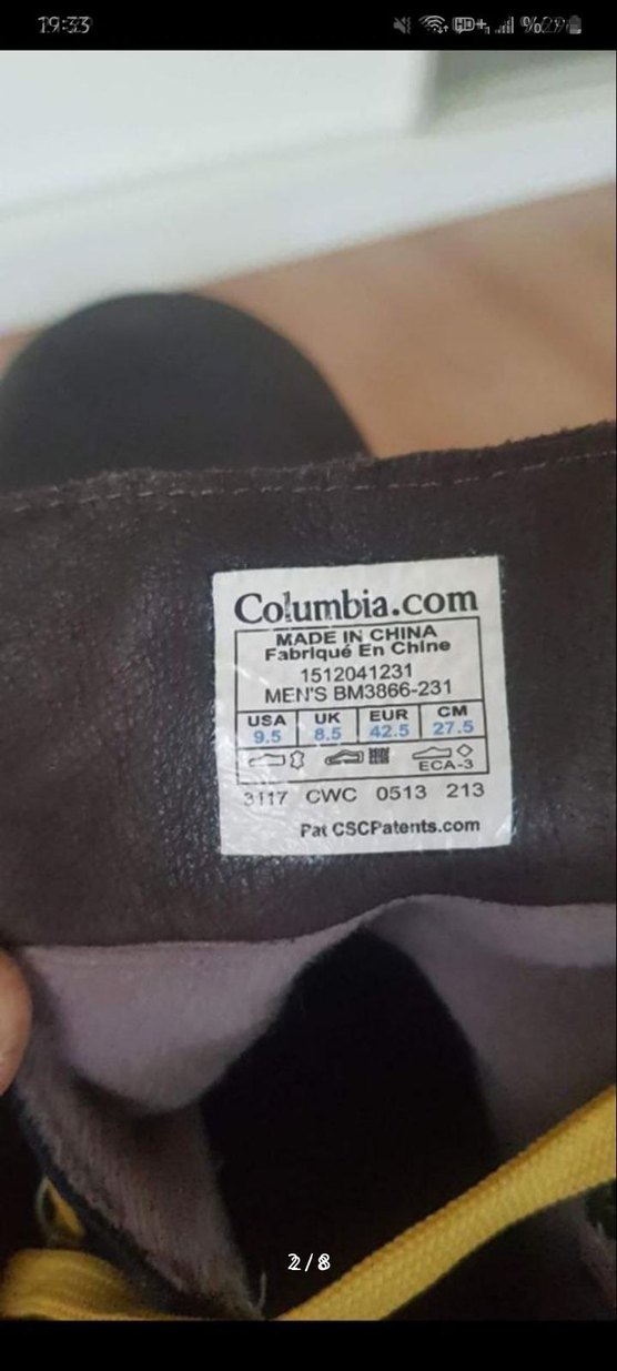 Columbia Erkek Kahverengi Süet Outdoor Ayakkabı - Görsel 2