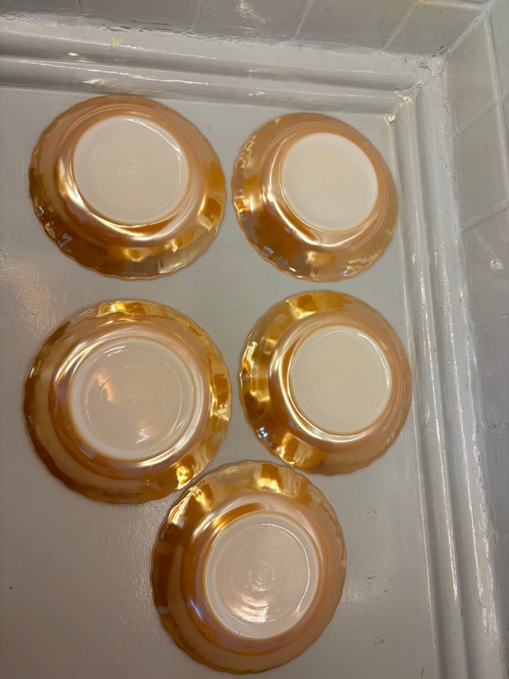 Turuncu tabaklar 5 parça - Görsel 2