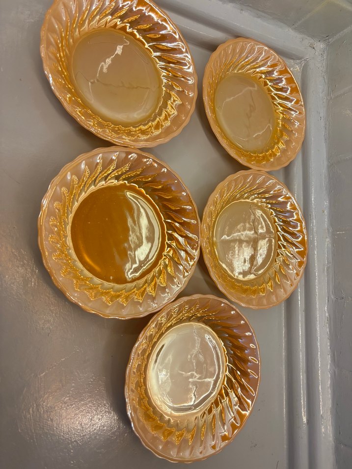 Turuncu tabaklar 5 parça - Görsel 5