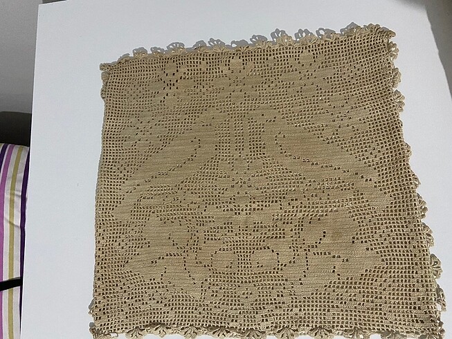 Oyalı yastık #oya - Görsel 11