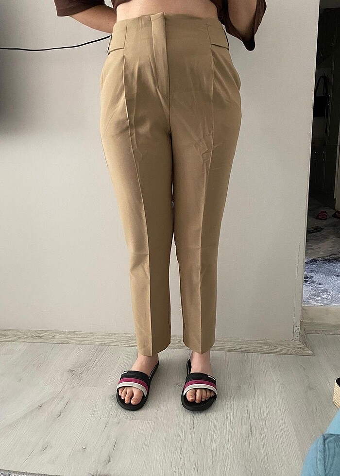 Havuç kesim pantolon - Görsel 4