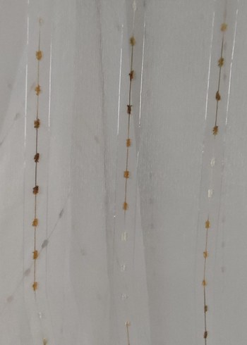 İşlemeli Bohem Ekru  Perde - Görsel 2